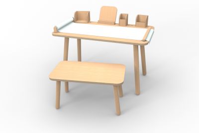 Growing Table 9-teiliges Set Buche Pure Position